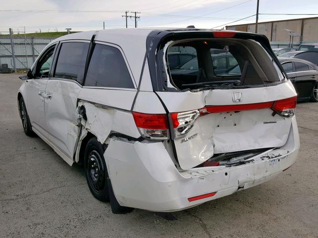 5FNRL5H93EB137621 - 2014 HONDA ODYSSEY TO WHITE photo 3