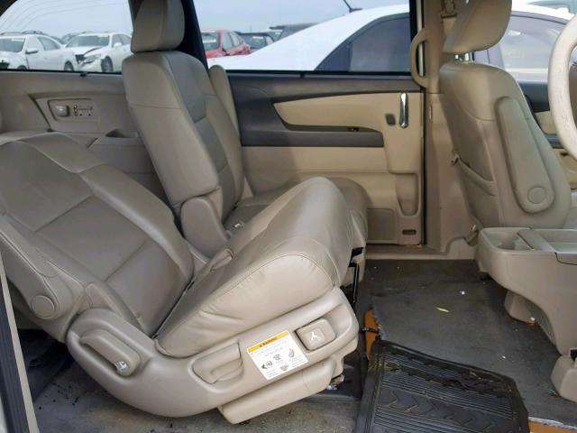 5FNRL5H93EB137621 - 2014 HONDA ODYSSEY TO WHITE photo 6