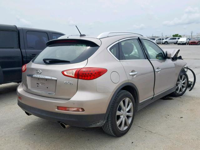 JN1AJ0HP1AM702280 - 2010 INFINITI EX35 BASE GOLD photo 4
