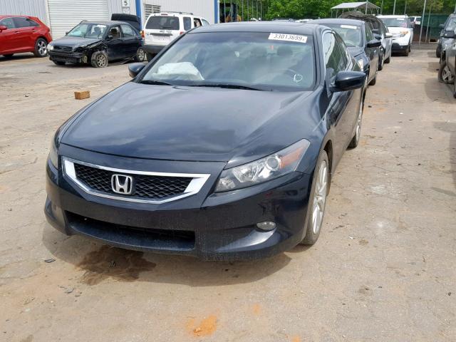 1HGCS22869A004536 - 2009 HONDA ACCORD EXL BLUE photo 2