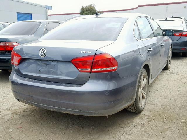 1VWBT7A36EC065732 - 2014 VOLKSWAGEN PASSAT SE BLACK photo 4