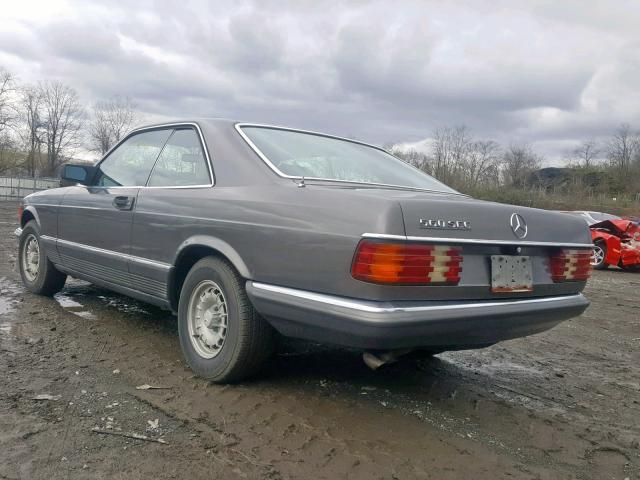 WDB12604412000645 - 1981 MERCEDES-BENZ 560 CHARCOAL photo 3