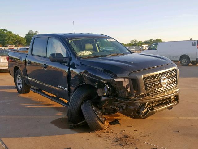 1N6AA1EK7JN501339 - 2018 NISSAN TITAN S BLACK photo 1