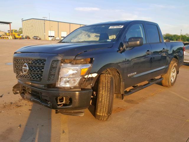 1N6AA1EK7JN501339 - 2018 NISSAN TITAN S BLACK photo 2