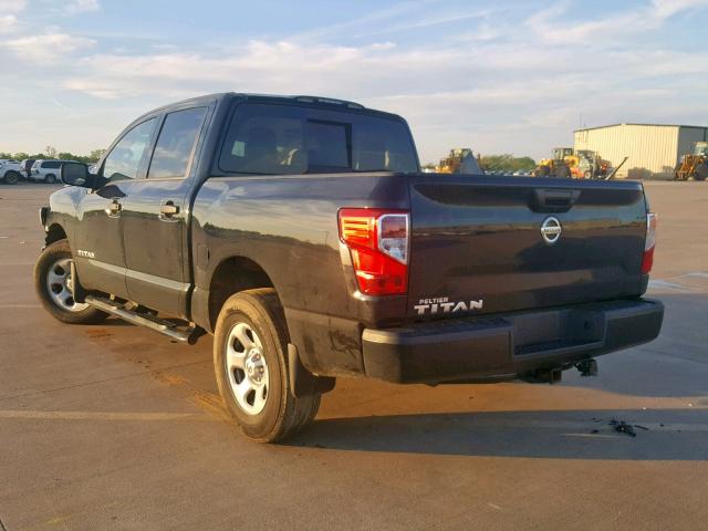 1N6AA1EK7JN501339 - 2018 NISSAN TITAN S BLACK photo 3