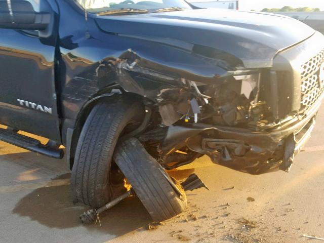 1N6AA1EK7JN501339 - 2018 NISSAN TITAN S BLACK photo 9