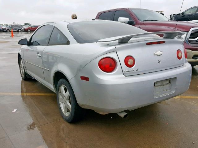 1G1AL15F967738385 - 2006 CHEVROLET COBALT LT SILVER photo 3