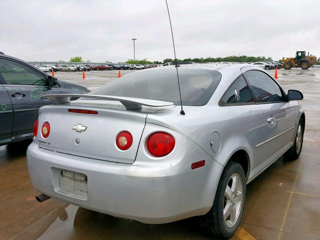 1G1AL15F967738385 - 2006 CHEVROLET COBALT LT SILVER photo 4