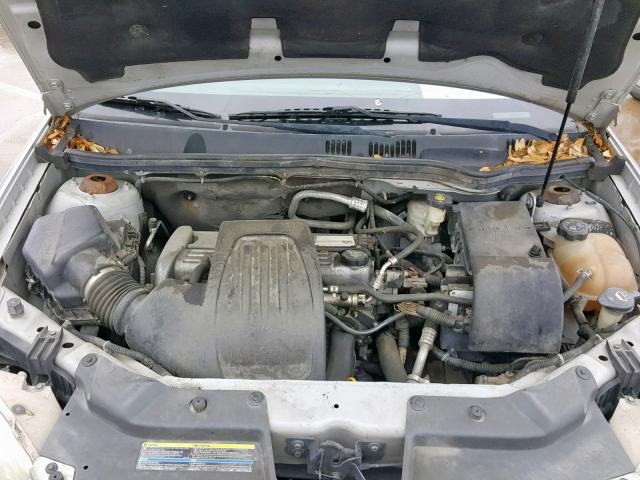 1G1AL15F967738385 - 2006 CHEVROLET COBALT LT SILVER photo 7