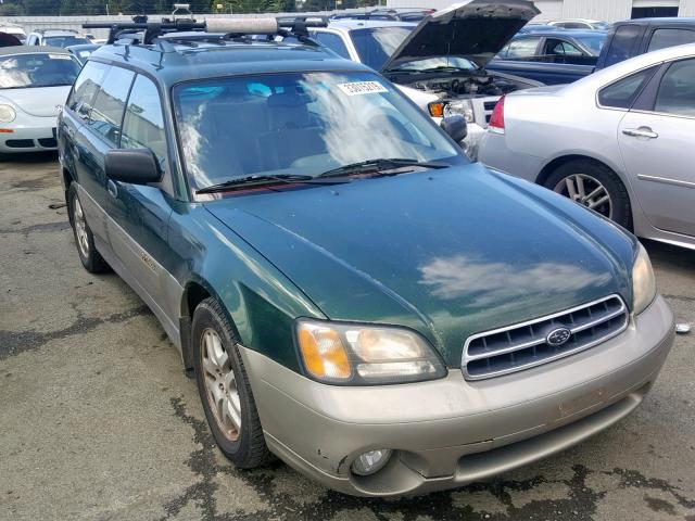 4S3BH675027633355 - 2002 SUBARU LEGACY OUT GREEN photo 1