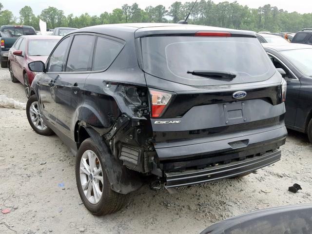 1FMCU0F71JUD36381 - 2018 FORD ESCAPE S BLACK photo 3