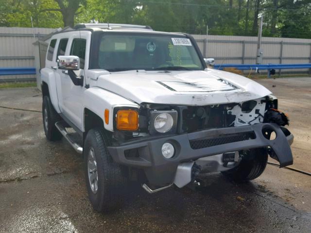 5GTEN13E988149243 - 2008 HUMMER H3 WHITE photo 1