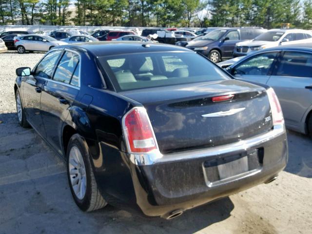 2C3CCAAG9CH116999 - 2012 CHRYSLER 300 BLACK photo 3