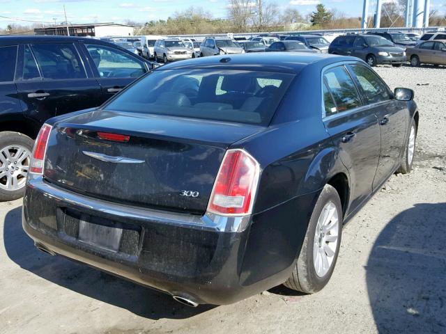 2C3CCAAG9CH116999 - 2012 CHRYSLER 300 BLACK photo 4