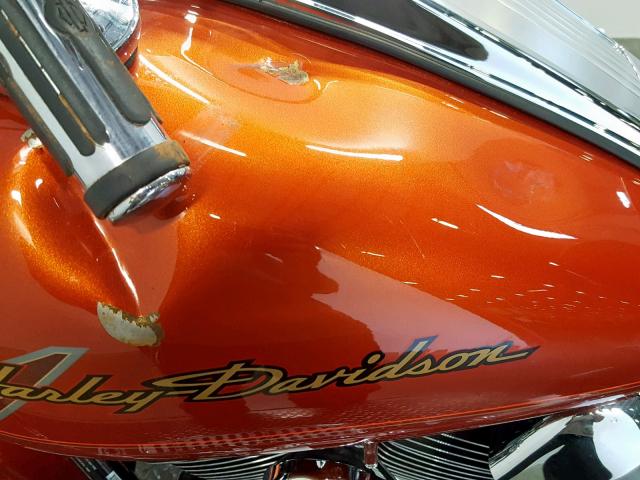 1HD1FB419BB625097 - 2011 HARLEY-DAVIDSON FLHR ORANGE photo 12