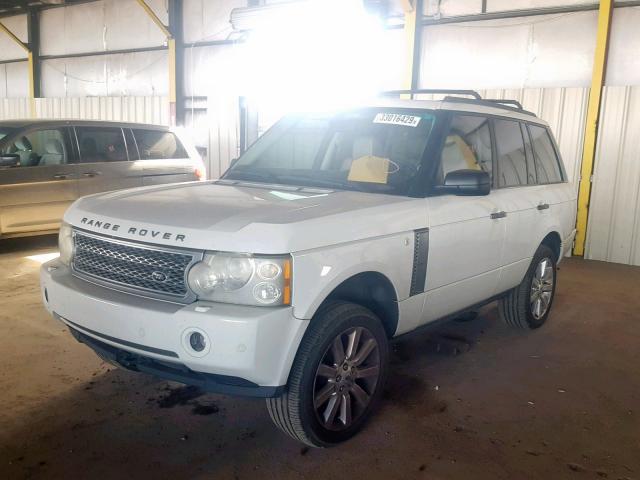 SALMF13487A257442 - 2007 LAND ROVER RANGE ROVE WHITE photo 2