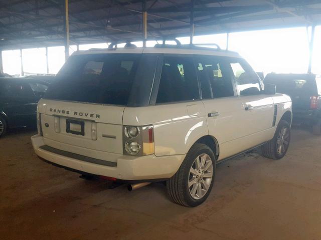 SALMF13487A257442 - 2007 LAND ROVER RANGE ROVE WHITE photo 4