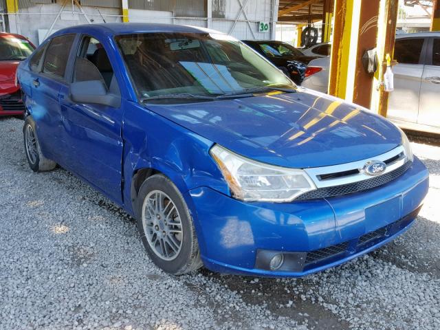 1FAHP3FN1BW193719 - 2011 FORD FOCUS SE BLUE photo 1