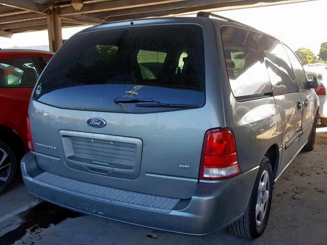 2FMZA51614BA09116 - 2004 FORD FREESTAR S GRAY photo 4