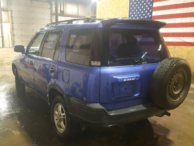 JHLRD1865YC001250 - 2000 HONDA CR-V EX BLUE photo 3