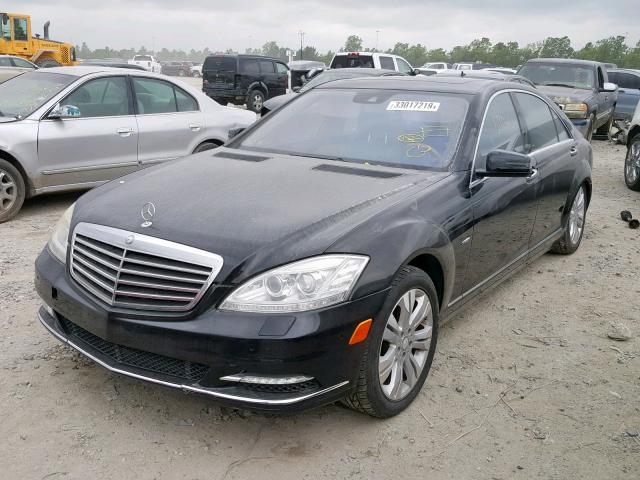 WDDNG9FB2AA302339 - 2010 MERCEDES-BENZ S 400 BLACK photo 2