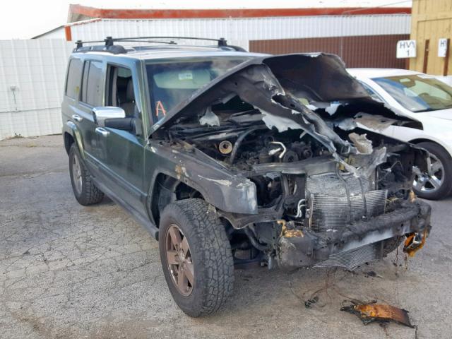 1J8HG48K06C319815 - 2006 JEEP COMMANDER მწვანე ფოტო 1