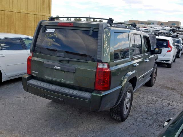 1J8HG48K06C319815 - 2006 JEEP COMMANDER მწვანე ფოტო 4