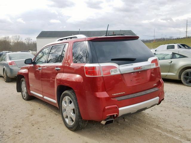 2GKFLZE33E6135713 - 2014 GMC TERRAIN DE RED photo 3