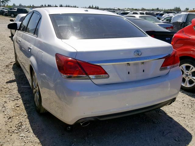 4T1BK3DB1BU391201 - 2011 TOYOTA AVALON BAS WHITE photo 3