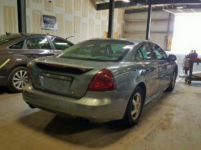 2G2WS542X41376040 - 2004 PONTIAC GRAND PRIX GRAY photo 4