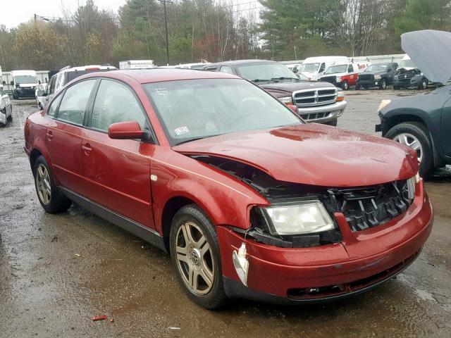 WVWPD23B6YE134649 - 2000 VOLKSWAGEN PASSAT GLX RED photo 1