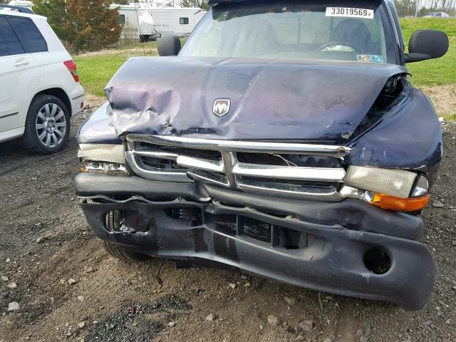 1B7GG22X7WS519348 - 1998 DODGE DAKOTA PURPLE photo 9