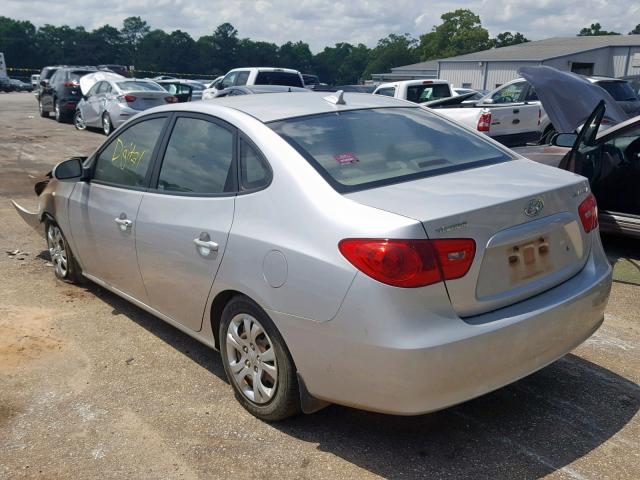 KMHDU46D49U761008 - 2009 HYUNDAI ELANTRA GL SILVER photo 3