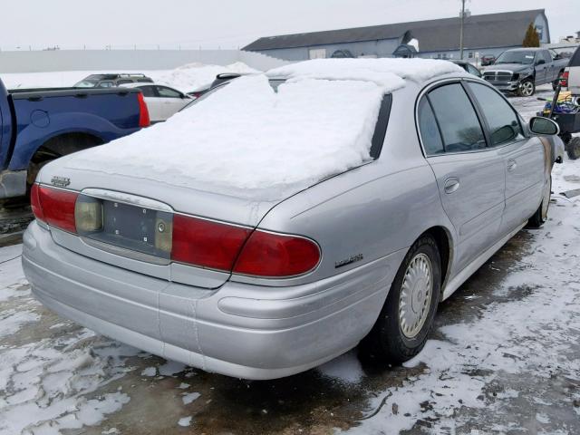 1G4HP54K81U186593 - 2001 BUICK LESABRE CU SILVER photo 4