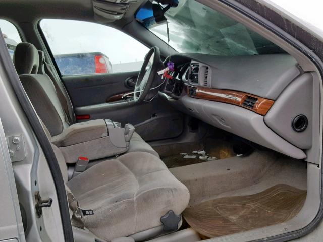 1G4HP54K81U186593 - 2001 BUICK LESABRE CU SILVER photo 5