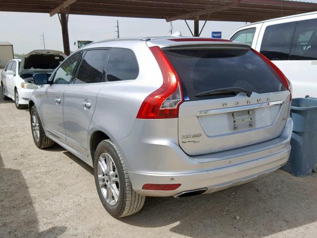 YV440MDK7F2687783 - 2015 VOLVO XC60 T5 SILVER photo 3