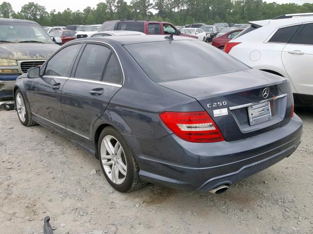 WDDGF4HB5DR256006 - 2013 MERCEDES-BENZ C 250 CHARCOAL photo 3