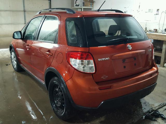 JS2YA5A34A6300828 - 2010 SUZUKI SX4 ORANGE photo 3