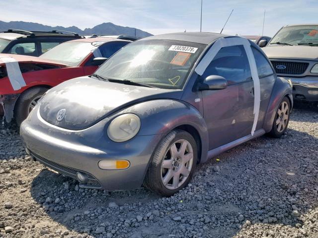 3VWDD21C32M451768 - 2002 VOLKSWAGEN NEW BEETLE Boz foto 2