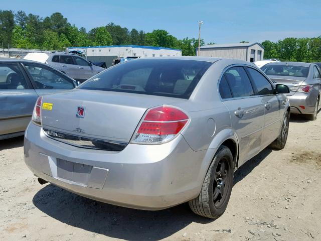 1G8ZS57N07F140583 - 2007 SATURN AURA XE SILVER photo 4