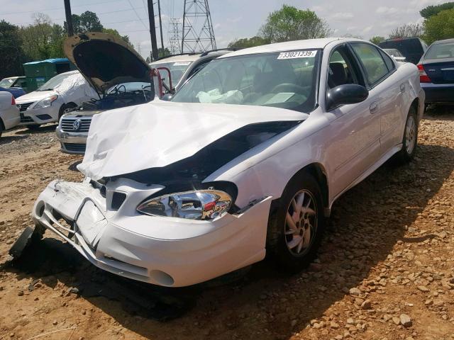 1G2NF52E54C224562 - 2004 PONTIAC GRAND AM S WHITE photo 2