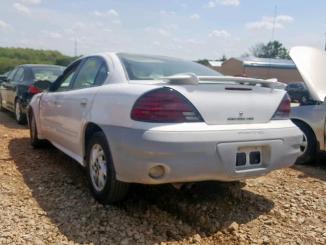 1G2NF52E54C224562 - 2004 PONTIAC GRAND AM S WHITE photo 3