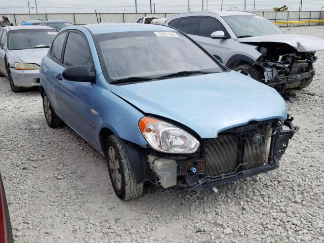 KMHCM36C99U119641 - 2009 HYUNDAI ACCENT GS BLUE photo 1