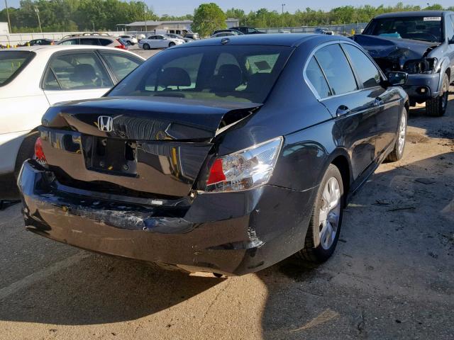 1HGCP26809A149745 - 2009 HONDA ACCORD EXL BLACK photo 4