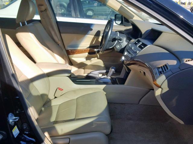 1HGCP26809A149745 - 2009 HONDA ACCORD EXL BLACK photo 5