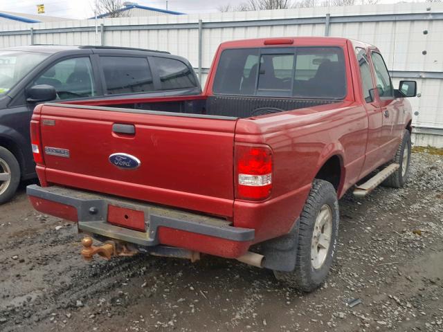 1FTZR45E86PA37001 - 2006 FORD RANGER SUP RED photo 4