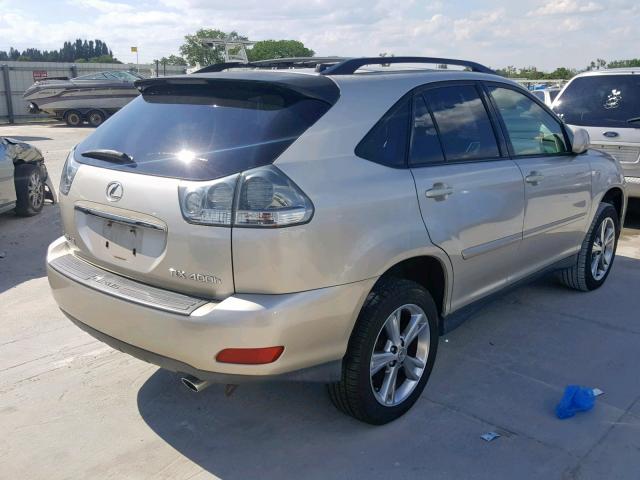 JTJHW31UX60011095 - 2006 LEXUS RX 400 GOLD photo 4