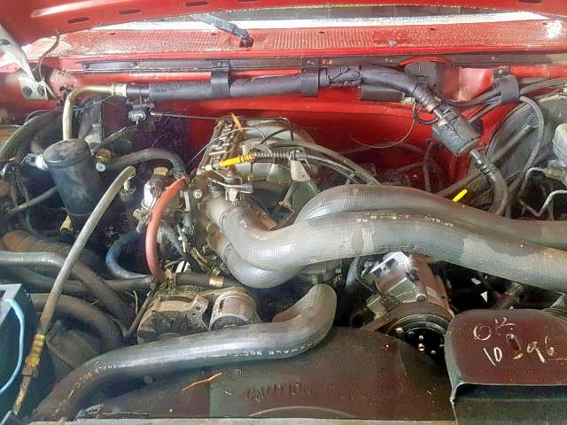 1FMEU15N9KLB49461 - 1989 FORD BRONCO U10 RED photo 7