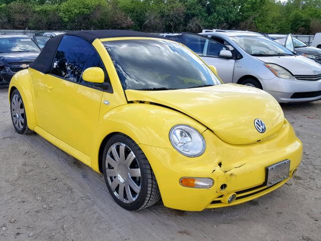3VWDD21C8YM470762 - 2000 VOLKSWAGEN NEW BEETLE ყვითელი ფოტო 1