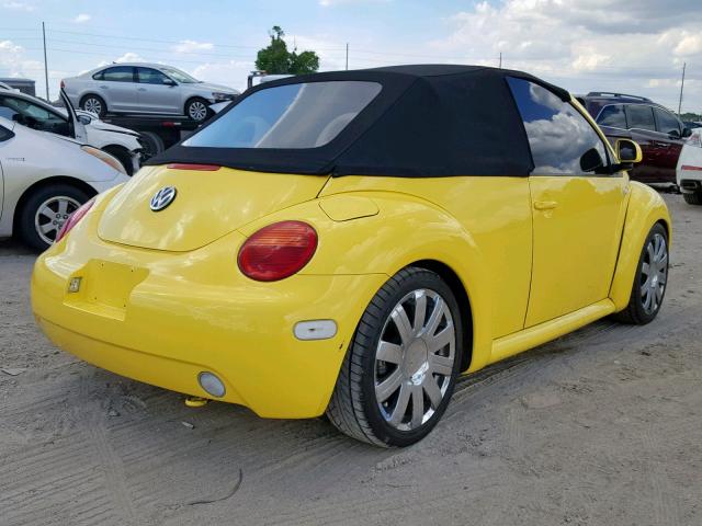 3VWDD21C8YM470762 - 2000 VOLKSWAGEN NEW BEETLE ყვითელი ფოტო 4